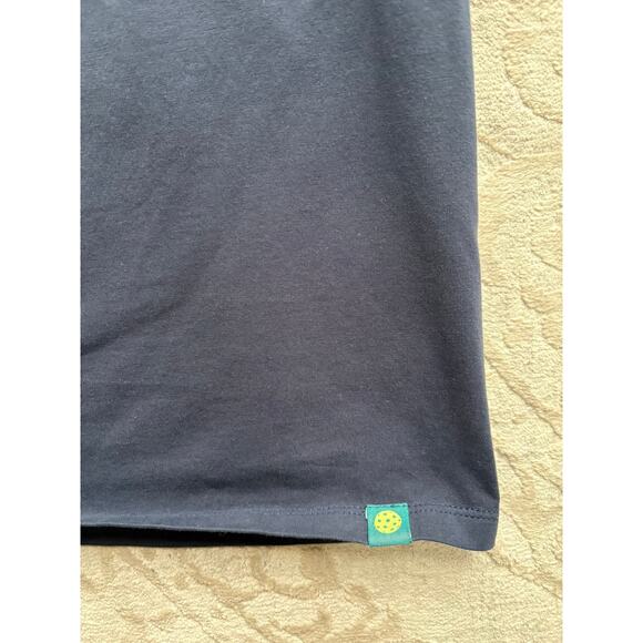 PQL Club Women's Shirt Number Five Tank Navy with Neon Trim Size Large - Picture 6 of 9